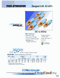 Datasheet K3-VAT+ manufacturer Mini-Circuits